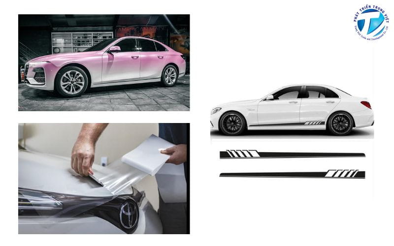 Ứng dụng trên thực tế của decal ô tô hiện nay